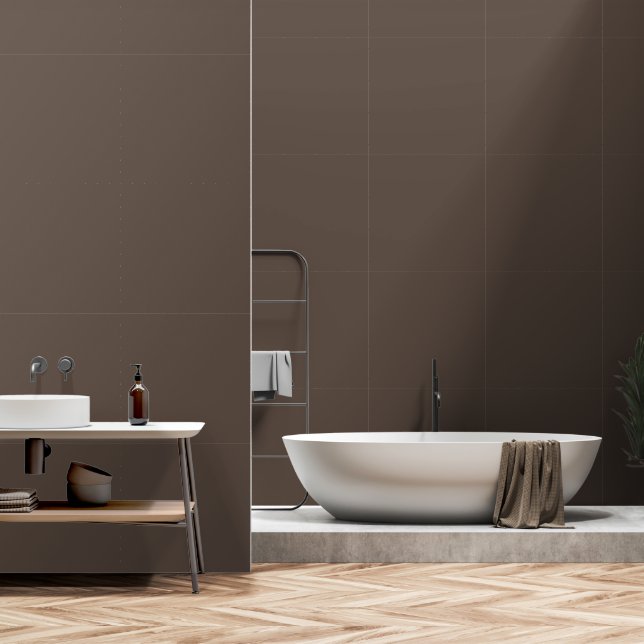 DIY Brown Simple Authority® Tapete (Badezimmer)