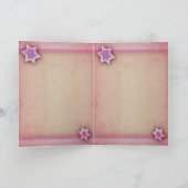 DIY bunter Schläger Mitzvah Entwurf (Innenseite)