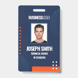 DIY Business Custom Modern Employee Foto ID Abzeic Ausweis