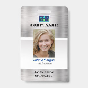 DIY Business, Foto Name Logo & All Info, Silver Ausweis