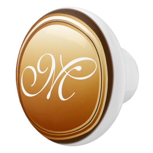 DIY Button - Anpassen Sie Ihre Monogramme und Idee Keramikknauf (Rechts)