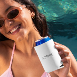 DIY Can Cooler | Benutzerdefinierter Text, Name, M Dosenkühler