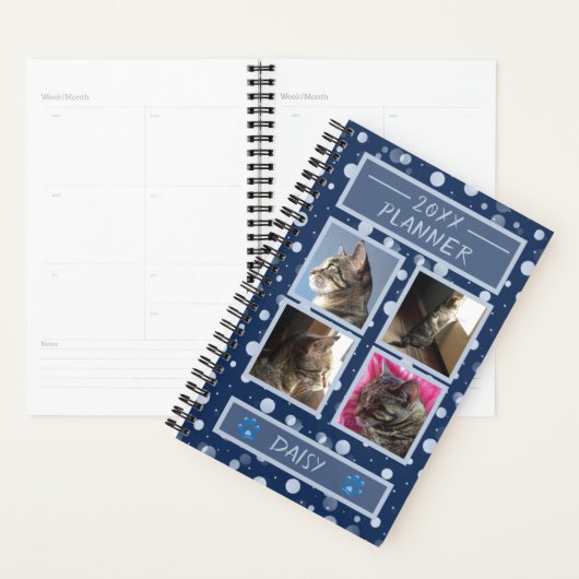 DIY Cat Foto Collage Personalisierter Planer (Anzeige)