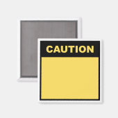 DIY Caution - Magnet ver.2 (Vorderseite/Rückseite)