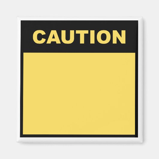 DIY Caution - Magnet ver.2 (Vorne)