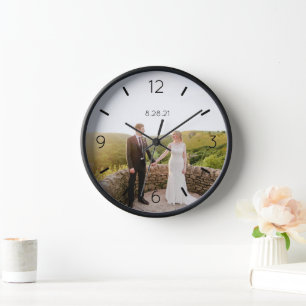 DIY Clock   Benutzerdefiniertes Foto, Name, Text Uhr