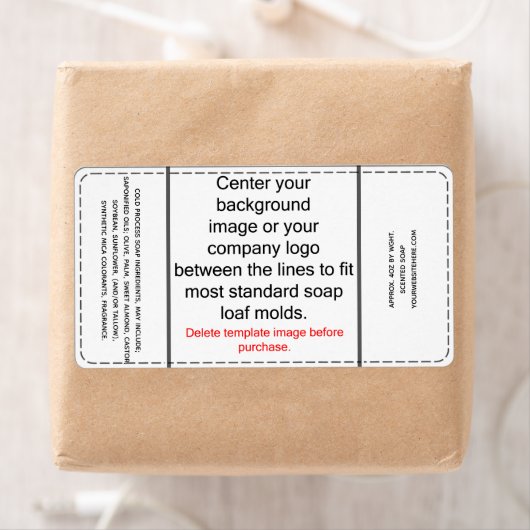 DIY Cold Process Soap Label-Vorlage (Insitu)