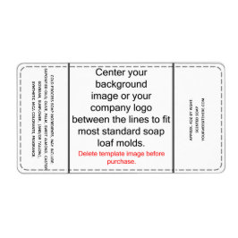 DIY Cold Process Soap Label-Vorlage