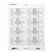 DIY Cold Process Soap Label-Vorlage (Vorne)