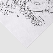 DIY Color Beach Thema Muscheln, Palmen Bäume - Sch Seidenpapier (Ausschnitt)