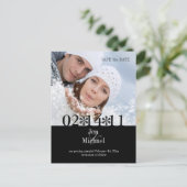 DIY Color, Foto Save the Date Ankündigungspostkarte (Stehend Vorderseite)