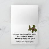 DIY Color Holiday Weihnachtskarte Einladung (Innenseite)