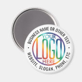 DIY Color | Runde der Werbeaktionen für Ihr Firmen Magnet (Vorderseite/Rückseite)