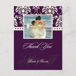 DIY Color/Wedding Vielen Dank Foto Postkarten, Postkarte