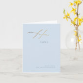 DIY Colors Elegane Luxe Calligraphie Ihre Vows Car Karte (Gelbe Blume)