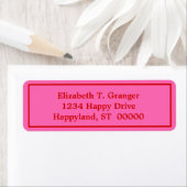 DIY Colors Gerahmt Hot Pink Red Label (Insitu)