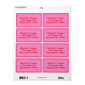 DIY Colors Gerahmt Pink #3 Red (Vorne)