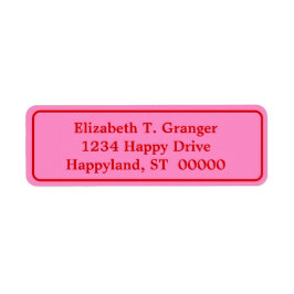 DIY Colors Gerahmt Pink #3 Red