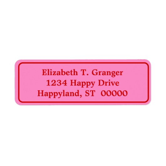 DIY Colors Gerahmt Pink #3 Red (Vorne)