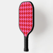 DIY Colors Hahnentrittmuster SV Red Hot Pink Pickleball Schläger (Links)