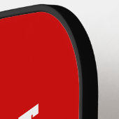 DIY Colors Red Sports Team Jersey Pickleball Schläger (Linke Seite)
