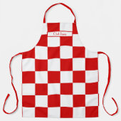 DIY Colors Red White LG Prüfmuster Schürze (Vorderseite)