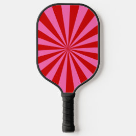 DIY Colors regays Sunburst Red Hot Pink S Pickleball Schläger