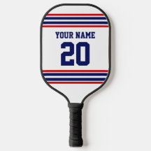 DIY Colors Team Jersey Stripes Blue Red White SV