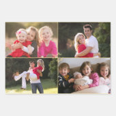 DIY Create Custom Wedday Weihnachtsfest Foto Geschenkpapier Set (Vorderseite)