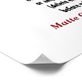 DIY Create your own 12 x 12 Matte Cardstock A9 Poster (Ecke)