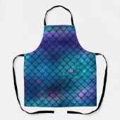 DIY Create your own Mermaid Glitzer Mama Girlfrien Schürze (Vorderseite)