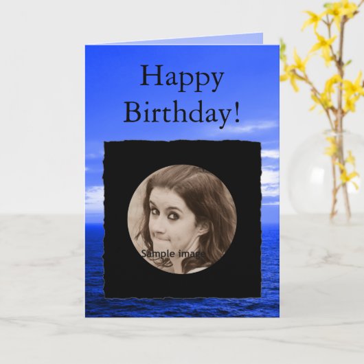 DIY Create your own | Rahmen für Personalisiertes Karte (Gelbe Blume)