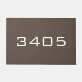 DIY CUSTOM ADRESSE NUMMER UND Farbe Fußmatte (Vorderseite)