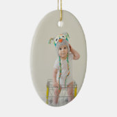 DIY Custom Foto Weihnachten Keramik Ornament (Rechts)