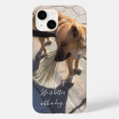 DIY Custom Hund Foto mit Anführungsgehäuse Case-Mate iPhone Hülle (Rückseite)
