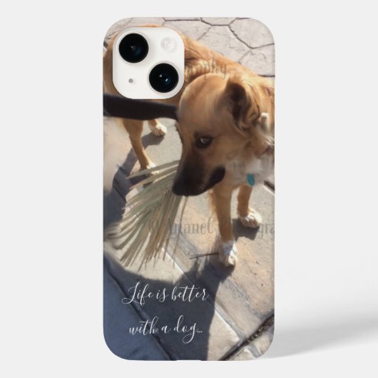 DIY Custom Hund Foto mit Anführungsgehäuse Case-Mate iPhone Hülle (Rückseite)
