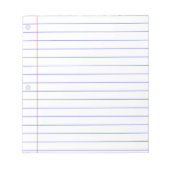 DIY CUSTOM NOTEBOOK PAPIERBLOCK MIT DÜNNEN LINIEN NOTIZBLOCK (Vorderseite)