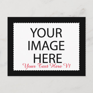 DIY Custom Zazzle Foto von Frame You Design Jursel Postkarte