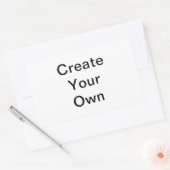 DIY Custom Zazzle Geschenkgegenstand Sie selbst en Rechteckiger Aufkleber (Umschlag)