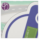 DIY Cut & Seeing: Auto Plush Stoff (Muster)