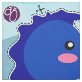 DIY Cut & Seeing: Blaues Seepferd Stoff (Muster)