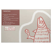 DIY Cut & Sew Mittelalterliche Walking Fische Stoff (Fat Quarter (45,7 x 55,9 cm))