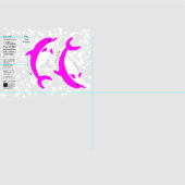 DIY Cut & Sew Plush Pink River Dolphin Stoff (Kachel)