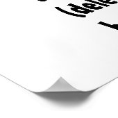 DIY Design Ihre eigenen 16 x 20 oder ein beliebige Poster (Ecke)