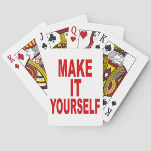 DIY Design your own Poker Party Spielkarten