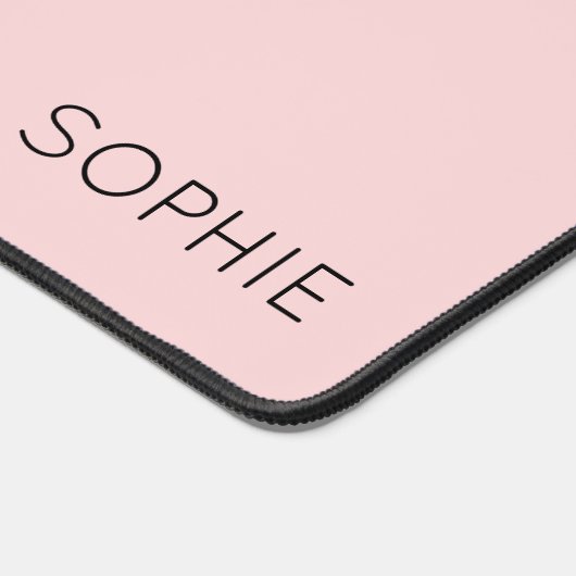 DIY Desk Mat | Benutzerdefinierte Farbe, Text, Nam Schreibtischunterlage (Ecke)