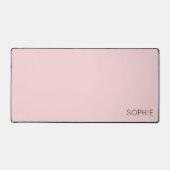 DIY Desk Mat | Benutzerdefinierte Farbe, Text, Nam Schreibtischunterlage (Vorderseite)