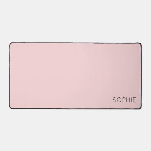DIY Desk Mat | Benutzerdefinierte Farbe, Text, Nam Schreibtischunterlage (Vorderseite)