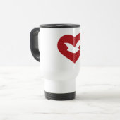 DIY DOVE FRIEDENSREISE Mug Reisebecher (Vorderseite Links)