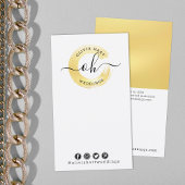 DIY Earring Jewelch Bow Card Imitate Gold Swash Lo Visitenkarte